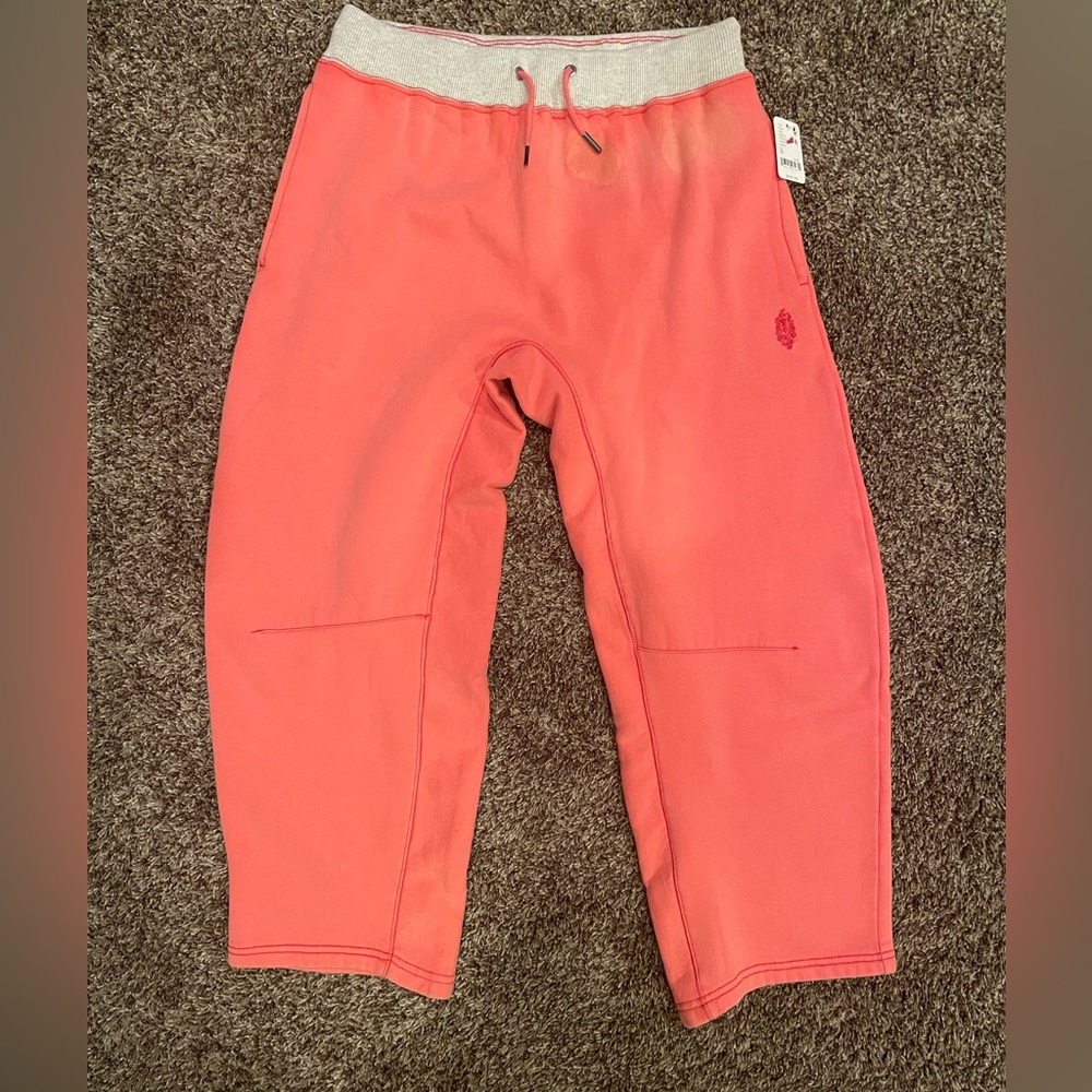 Free People Movement You Wish Pant (flawed) Hibiscus, XS, NWT